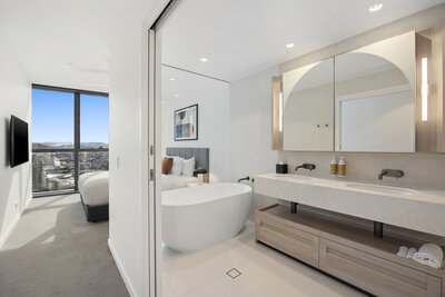 Avani Living Queen's Wharf Residences 3 Bedroom Skyline View Bathroom 2
