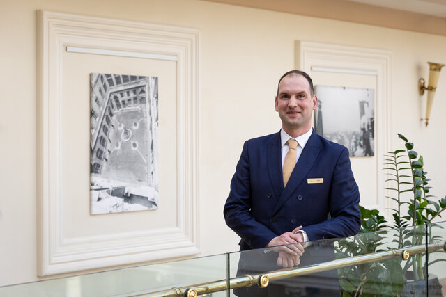 Tamas Gebei, History Insider at Anantara New York Palace Budapest Hotel