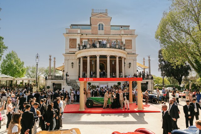 Anantara Concorso Roma 2026 - CLASSE I, Le Zagato anteguerra Winner - 1932 Maserati V4 Sport Zagato - award ceremony view.jpg