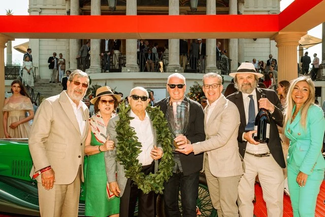 Anantara Concorso Roma 2026 – Class I: Pre-War Zagato winner, the 1932 Maserati V4 Sport Zagato, during the presentation ceremony.