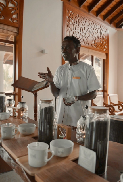 Jeeva, Tea Expert at Anantara Peace Haven Tangalle Resort