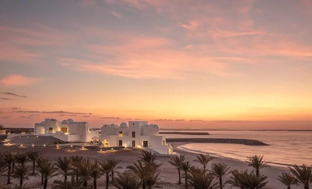 Anantara Retreat Santorini Abu Dhabi - Sunset.JPG
