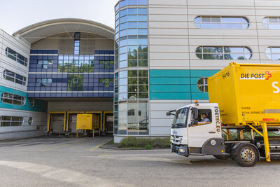 Willisau Logistikzentrum Brack.Alltron Anlieferung 01