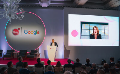 Adrian Gore and Ruth Porat