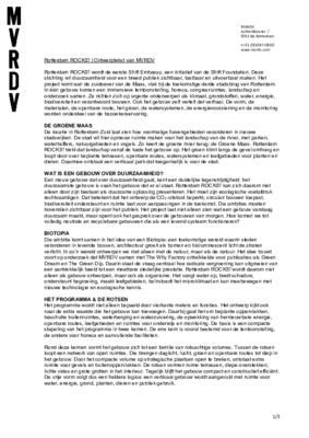 Rotterdam ROCKS!_Ontwerptekst van MVRDV