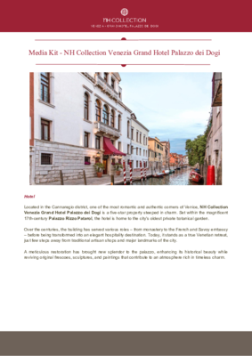 Media kit_NHC Grand Hotel Palazzo Dei Dogi_ENG