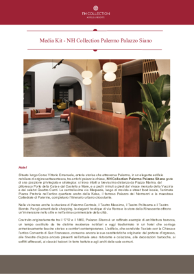 Media kit_NH Collection Palazzo Sitano_IT