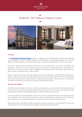Media kit - NH Collection Granada Victoria (English)