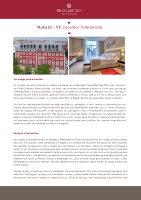 Media kit - NH Collection Porto Batalha_PT