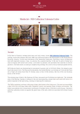 NH Collection Valencia Colón_ENG