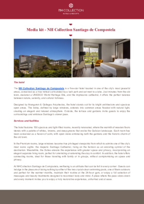 Media kit - NH Collection Santiago de Compostela_ENG