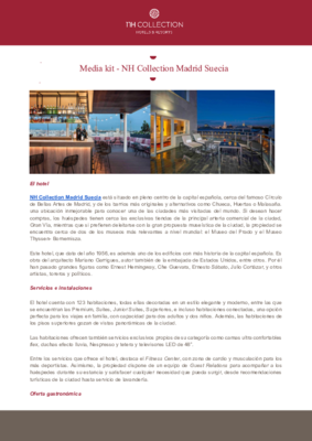 Media kit_NH Collection Madrid Suecia-ESP