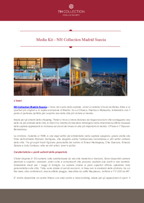 Media kit_NH Collection Madrid Suecia_IT