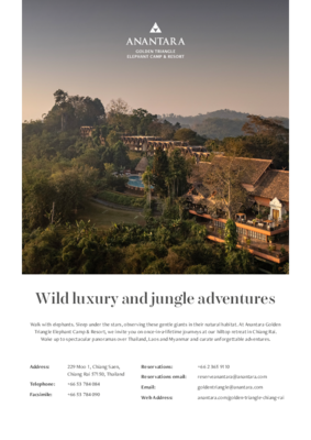 ANANTARA GOLDEN TRIANGLE ELEPHANT CAMP  RESORTFactsheet May 2025