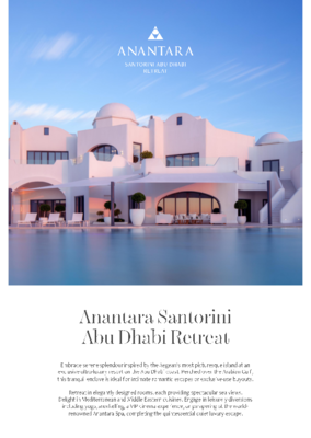 Fact Sheet - Anantara Santorini Abu Dhabi Retreat