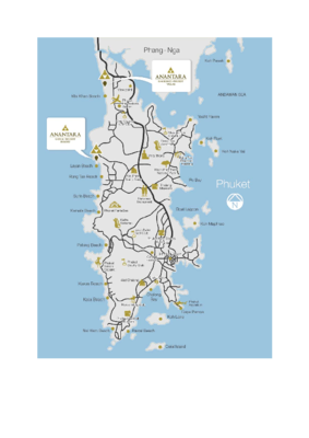 Anantara Layan Phuket Resort - Map
