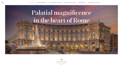 Anantara Palazzo Naiadi Rome Hotel - Brochure