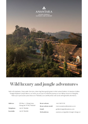 Anantara Golden Triangle Elephant Camp & Resort - Factsheet