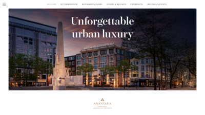 Anantara Grand Hotel Krasnapolsky Amsterdam - Brochure