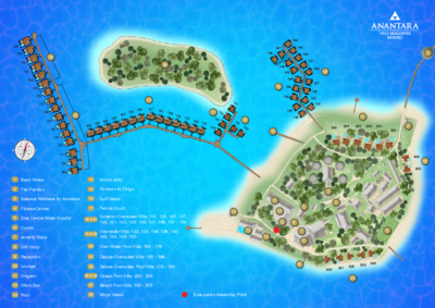 Anantara Veli Maldives Resort - Map