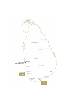 Anantara Peace Haven Tangalle Resort - Map