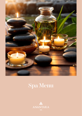 Anantara Stanley & Livingstone Victoria Falls Hotel - Spa Menu