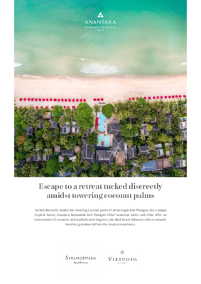  Anantara Rasananda Koh Phangan Villas - Factsheet