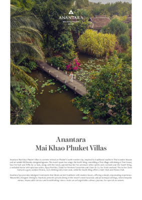 Anantara Mai Khao Phuket Villas - Factsheet