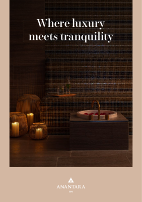Anantara Palais Hansen Vienna Hotel - Spa Menu