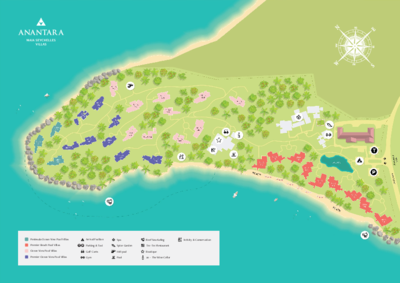 Anantara Maia Seychelles Villas - Map