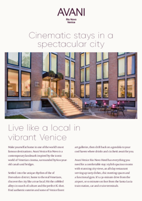 Avani Rio Novo Venice Hotel - Factsheet