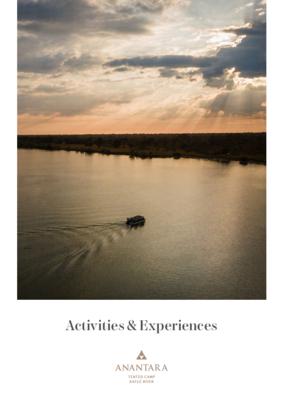Activities Brochure 2026 - Anantara Tented Camp Kafue River 