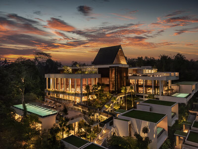Anantara Ubud Sunset Drone