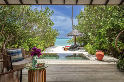 NH_Collection_Maldives_Havodda_Resort_Guest_Room_Sunset_Beach_Pool_Villa_Terrace_with_View