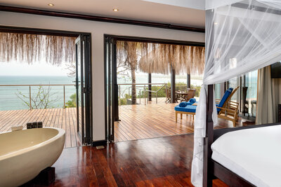 Deluxe Sea View Pool Villa Bedroom View