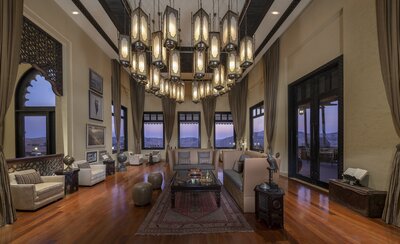 Qasr Al Sarab Desert Resort by Anantara - Lobby View - The Library