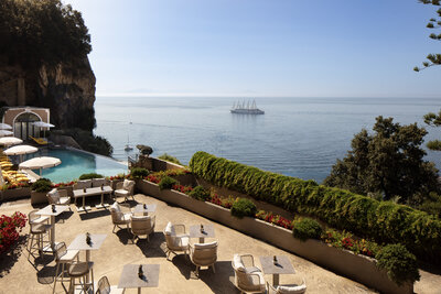 Anantara Convento di Amalfi Grand Hotel - Terrace Pool Bar View