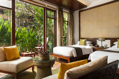 Anantara Angkor Resort - Terrace Suite Twin Bedroom