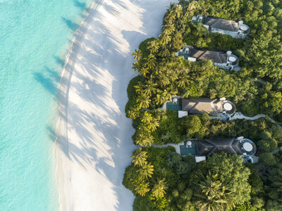 Anantara Kihavah Maldives Villas - Aerial Beach
