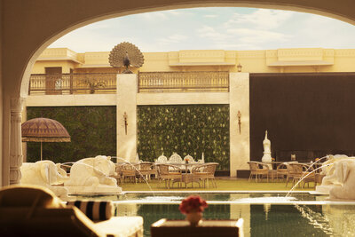Anantara Jewel Bagh Jaipur Hotel - Pool Garden View