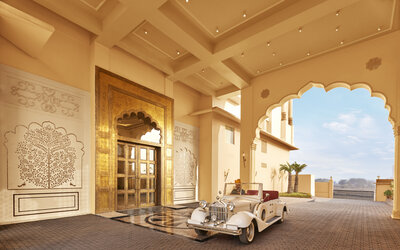 Anantara Jewel Bagh Jaipur Hotel - Grand Entry