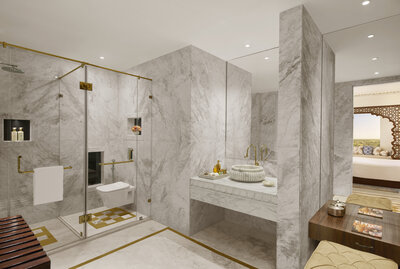 Anantara Jewel Bagh Jaipur Hotel -Presidential Two Bedroom Suite Bathroom
