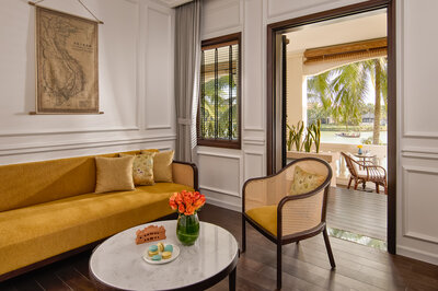 Anantara Hoi An Resort - Two Bedroom River Suite Master Lounge Terrrace