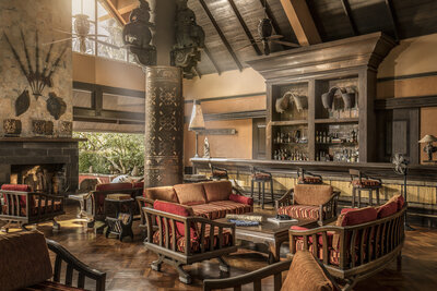 Anantara Golden Triangle Elephant Camp & Resort - Elephant Bar Interior View