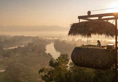Anantara Golden Triangle Elephant Camp & Resort - Canopy Treetop Breakfast