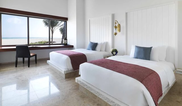 Al_Baleed_Resort_Salalah_By_Anantara_Guest_Room_Three_Bedroom_Royal_Beach_Villa_Twin_Bedroom