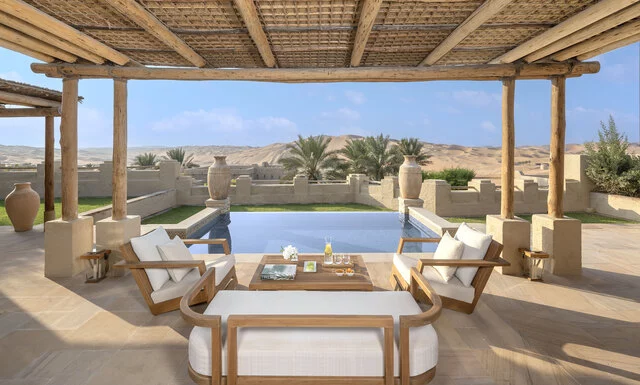 Qasr_Al_Sarab_Desert_Resort_by_Anantara_Guest_Room_Sahra_Exterior_View_Pool