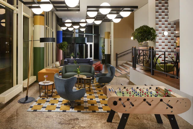 Avani_Museum_Quarter_Amsterdam_Hotel_Lobby_sitting_area_table_football