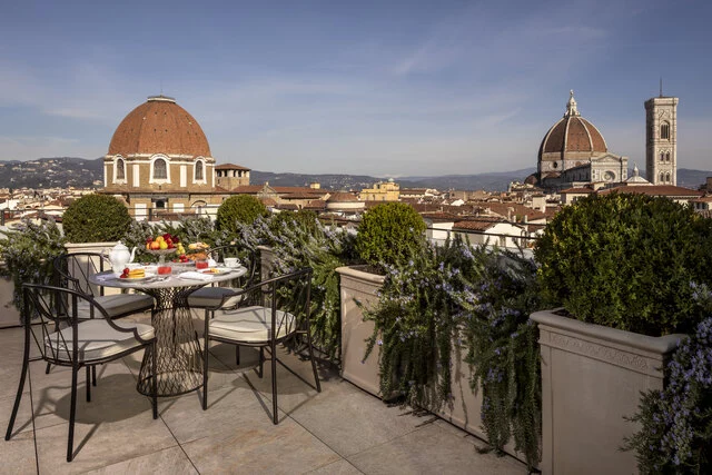 Tivoli_Palazzo_Gaddi_Guest_Room_Presidential_Suite_Inroom_Dining_Breakfast_Terrace