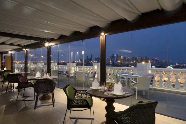 Souq_Waqif_Boutique_Hotels_by_Tivoli_Restaurant_Al_Shurfa_Skyline_View